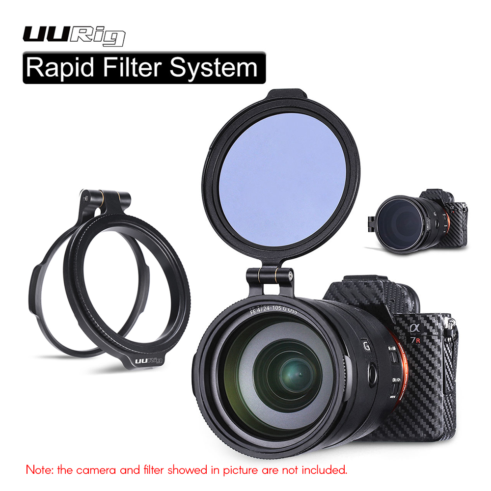 R-82 82mm Rapid Filter System Camera Lens ND Filter Metal Adapter Ring Compatible with DSLR Cameras