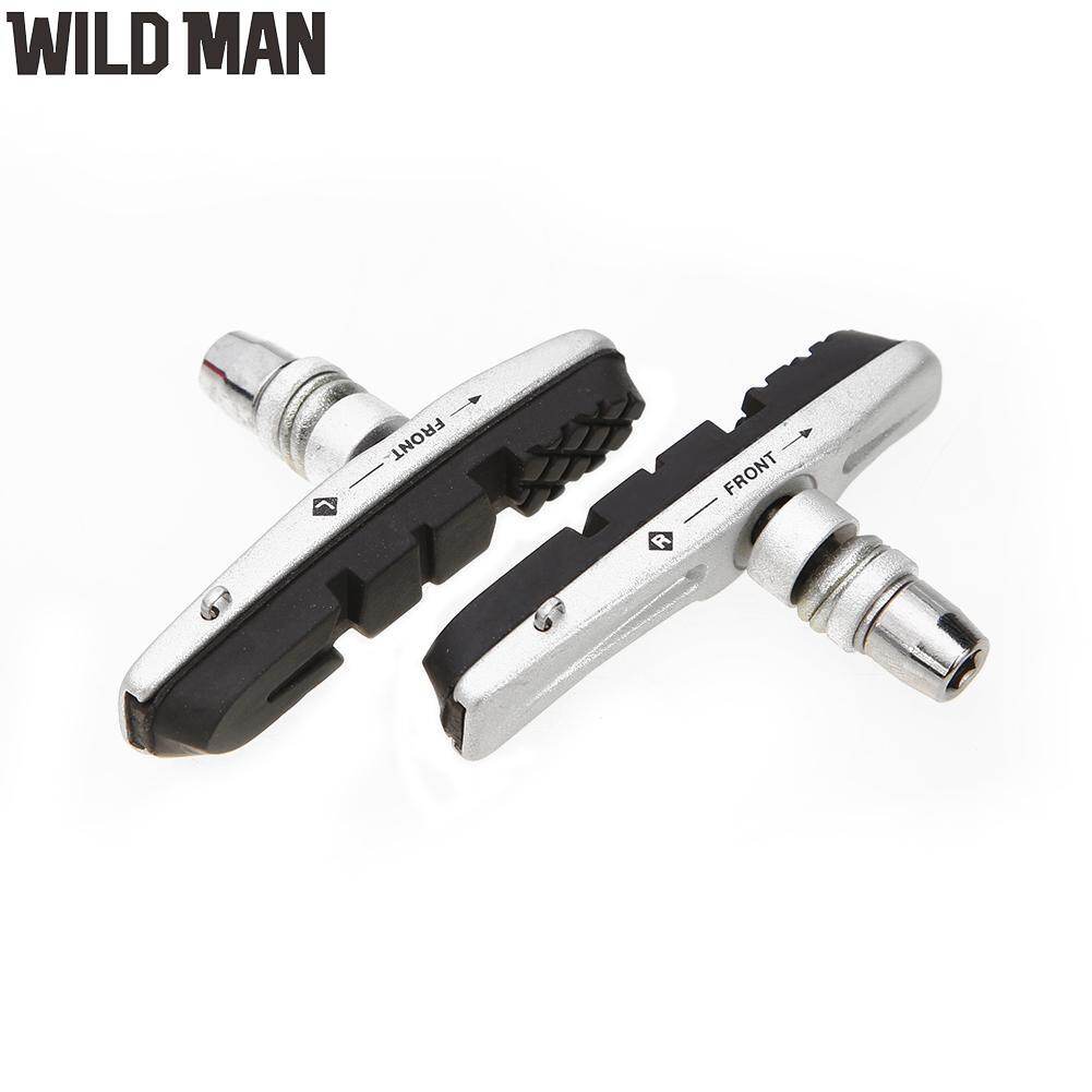 (Ready) 1 Pair MTB Road Bike V Brake Pads Rubber Bicycle Brake Holder Blocks Shoes