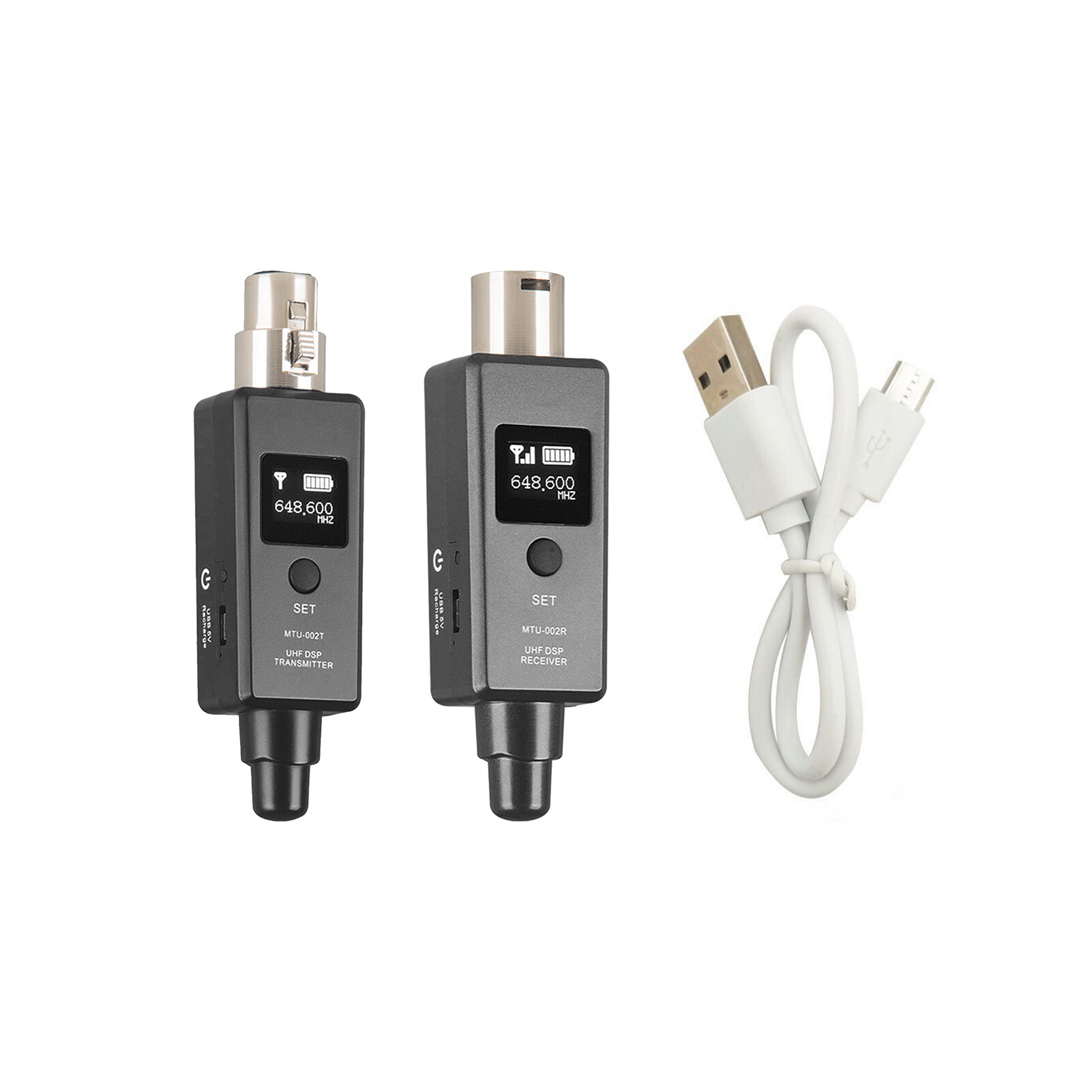 [Còn Hàng] Bộ Chuyển Đổi Micrô Không Dây Bộ Thu Phát Hệ Thống Mic Không Dây U3 Sạc USB Cho Bộ Trộn Âm Thanh