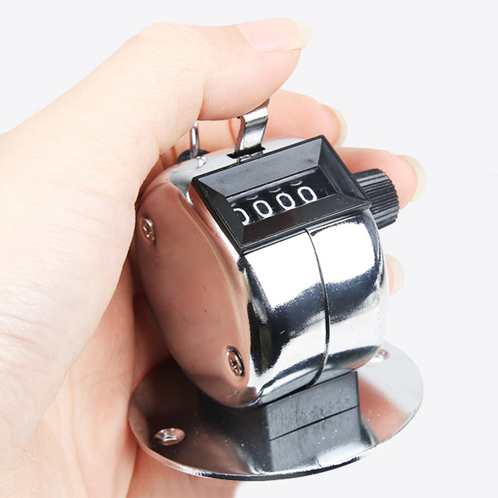 [Moscow Six] Bộ Đếm Đếm Số Bằng Tay Mini 4 Chữ Số Bấm Bấm Cơ Kỹ Thuật Số