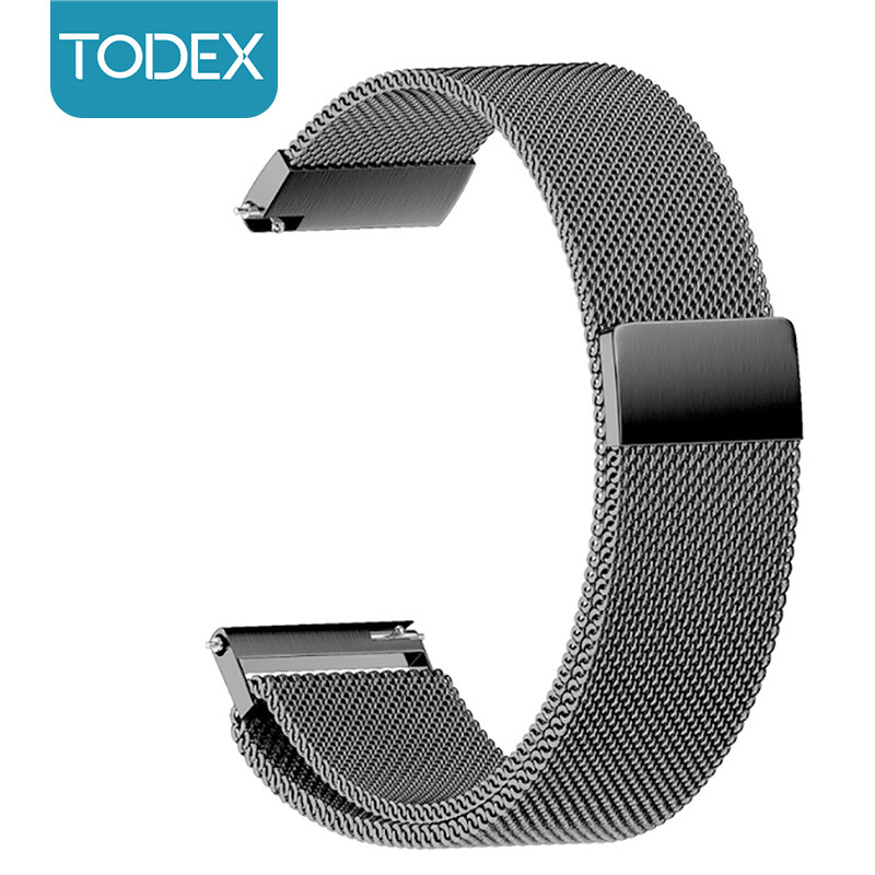 Todex 20mm Milanese Magnetic Loop Strap Stainless Steel Bracelet For Xiaomi Huami Amazfit Gts Strap Lazada