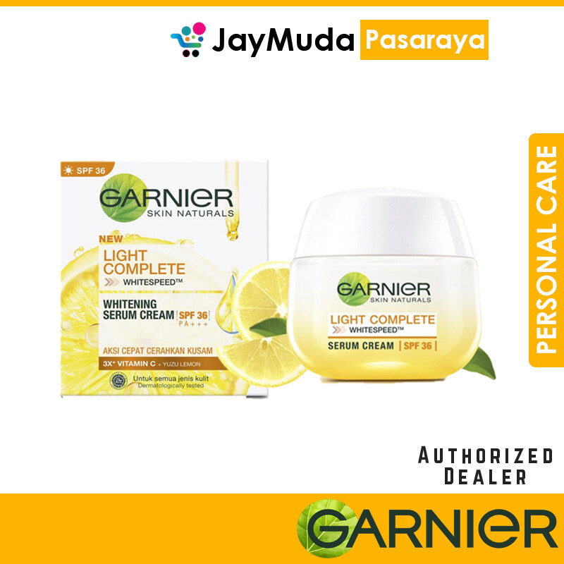 garnier light complete whitespeed yuzu whitening serum cream spf 36