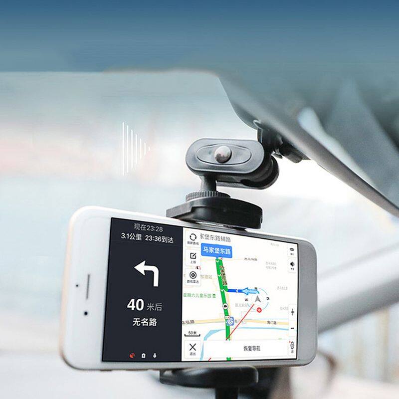 Car Phone Holder Adjustable Rear View Mirror Mount Stand for Mobile Phone GPS Display Bracket Accessories