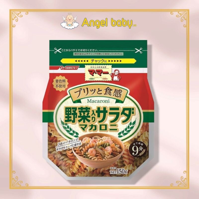 (Date 2024) Nui xoắn rau củ Nissin 150g