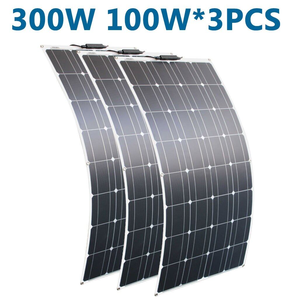 200W Campervan Solar Panel 100W For Roof Shed Photovoltaic Solar Cell