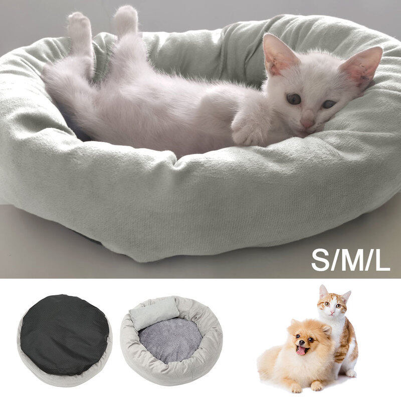 Fluffy Làm Dịu Giường Chó Dài Sang Trọng Donut Pet Bed Hondenmand Vòng Túi Cũi