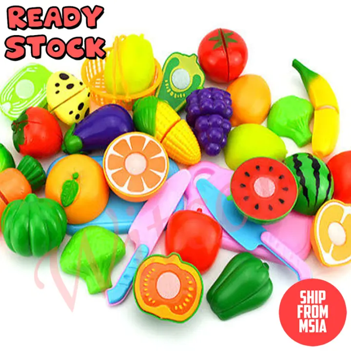 fruit vegetable cutting toy