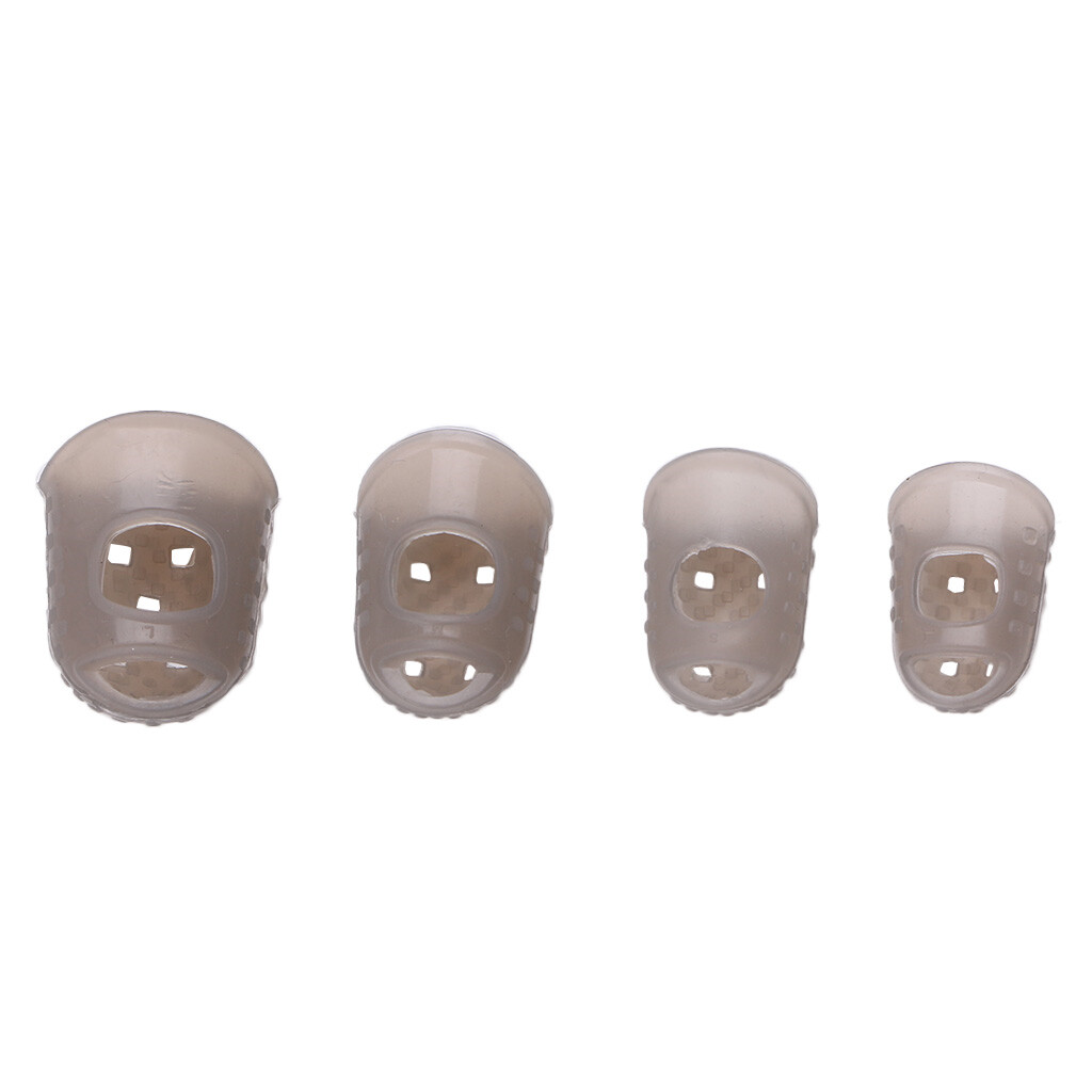 4PCS Guitar Fingertip Protectors Finger Guards For Guitar Ukulele Accessories