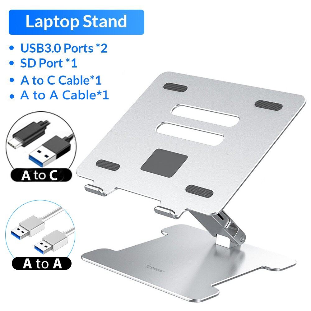 laptop stand with ports