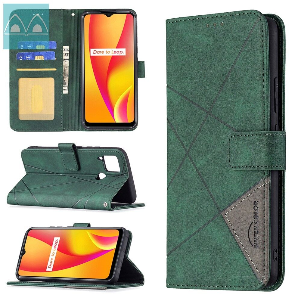 Case For OPPO Realme C21/C20/C12/C15/C25/C11 2021/Realme 8 8 Pro 4G 5G V13 5G /Reno 5 5 Pro 5G/Reno 6 6 Pro 5G Mixed Colors Flip Case Magnetic Wallet Cover Casing
