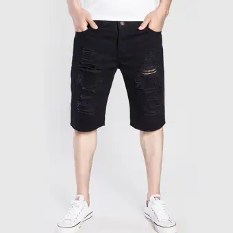 boys skinny denim shorts