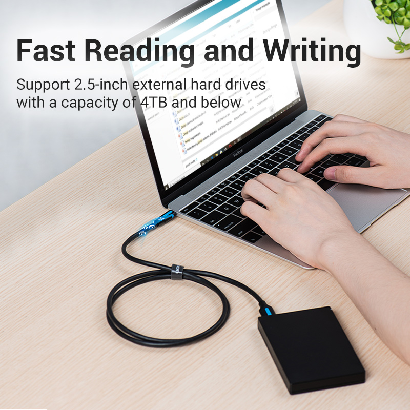 Vention Type C to Micro USB 3.0 Cable 5Gbps Fast Data Transfer USB Male C to Micro Male B Cable 1 Meter for Mobile Western Seagate Toshiba Canvio Hard Drive HDD SDD Type C Micro B Cable