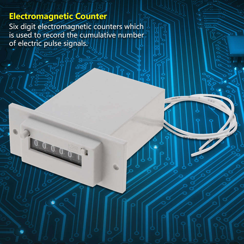 CSK6-YKW 6 Digit Electromagnetic Pulse Counter AC110V / AC220V / DC24V