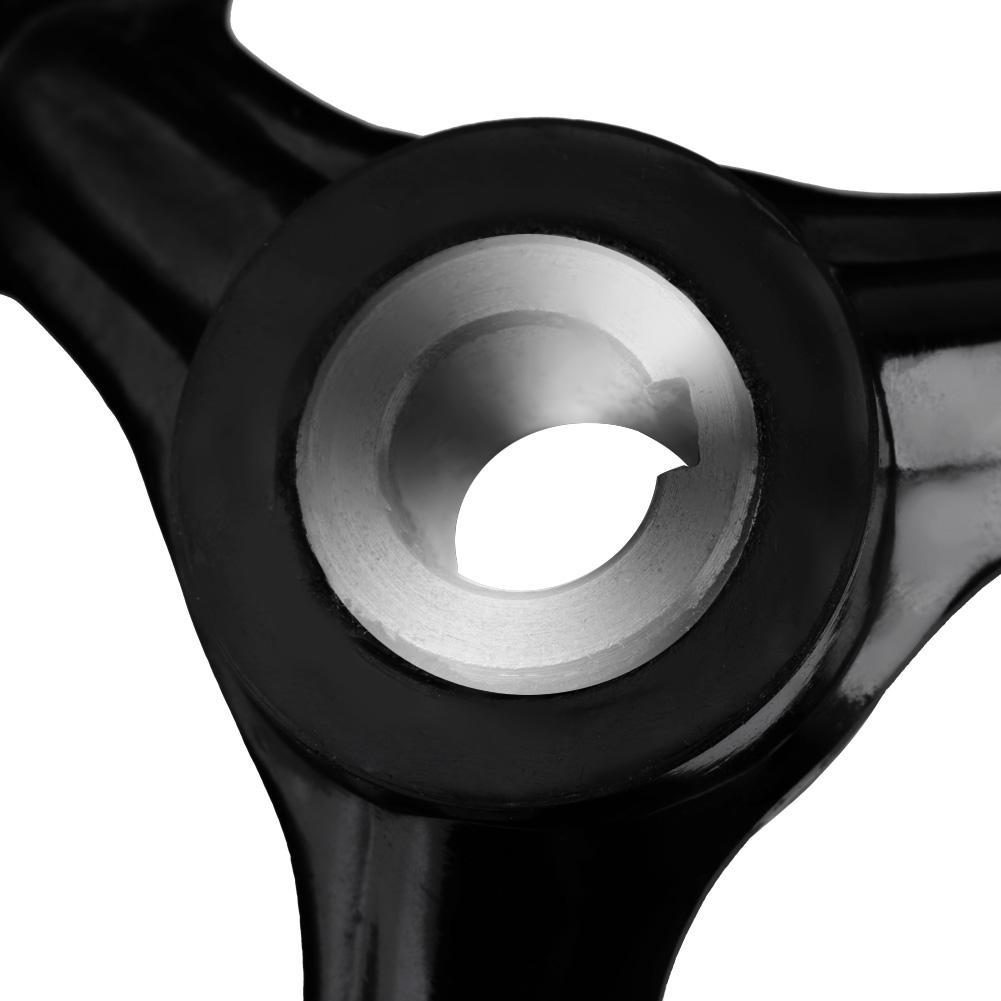 1PC 12*100mm Black Round 3 Spoke Hand Wheel for Lathe Milling Machine