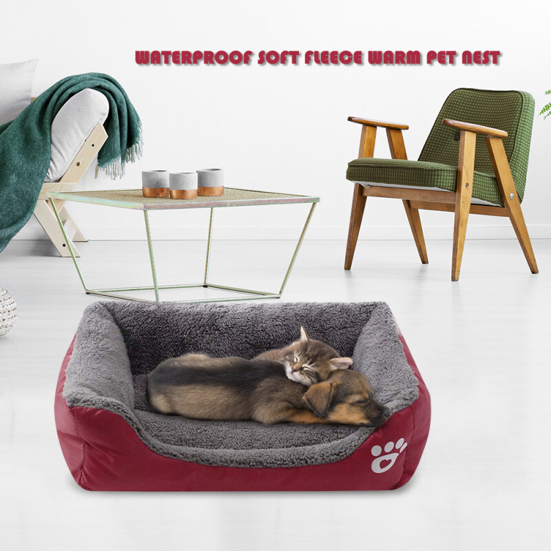 Mềm Dog Sofa Dog Cat Nhà Không Thấm Nước Pet Dog Mùa Đông Ấm Giường Dưới Thảm Cho Pet Phụ Kiện