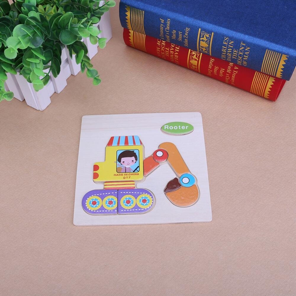1pcs Wooden Tangram Brain Teaser Puzzle Educational Developmental Kids Toy