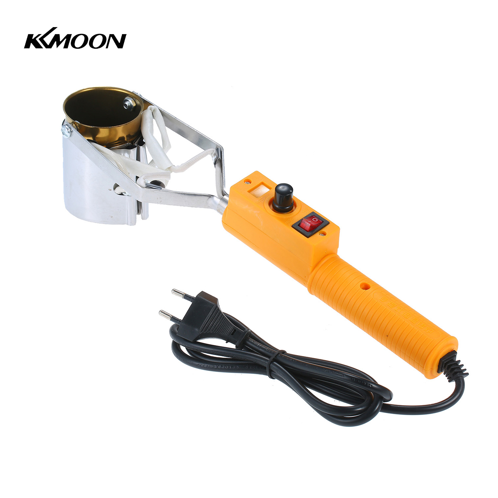 KKmoon Portable Titanium Alloy Tin Furnace Temperature Adjustable Tin Soldering Pot High Power Tin Melting Furnace Small Tin Dipping Furnace for Household and Electricians SWDT98-C