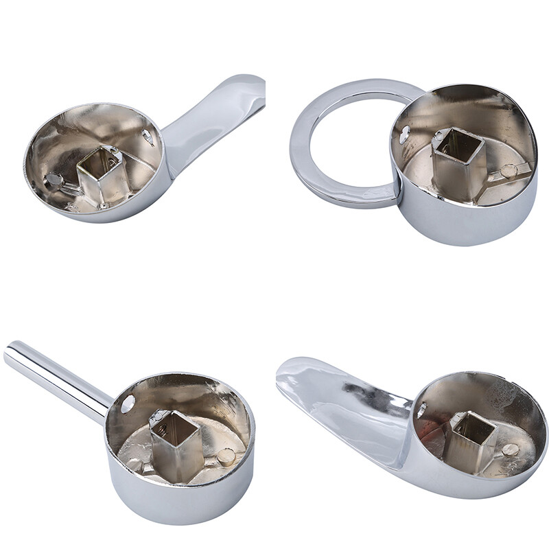 Faucet Cartridge Chrome Faucet Handle Switch Mixer Water Tap Decorative Cover Kitchen Faucet Accessories