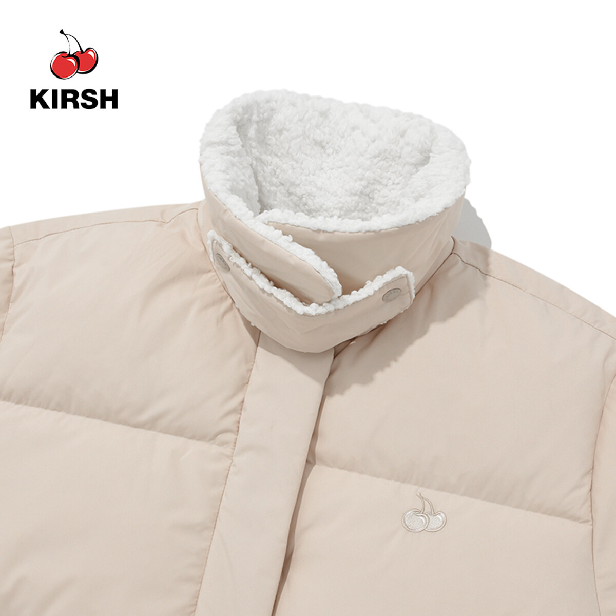 さらに100円引き◆KIRSH◆CHERRY FUR SHORT DOWN JUMPER さらに100円引き◇KIRSH◇CHERRY FUR SHORT DOWN JUMPER