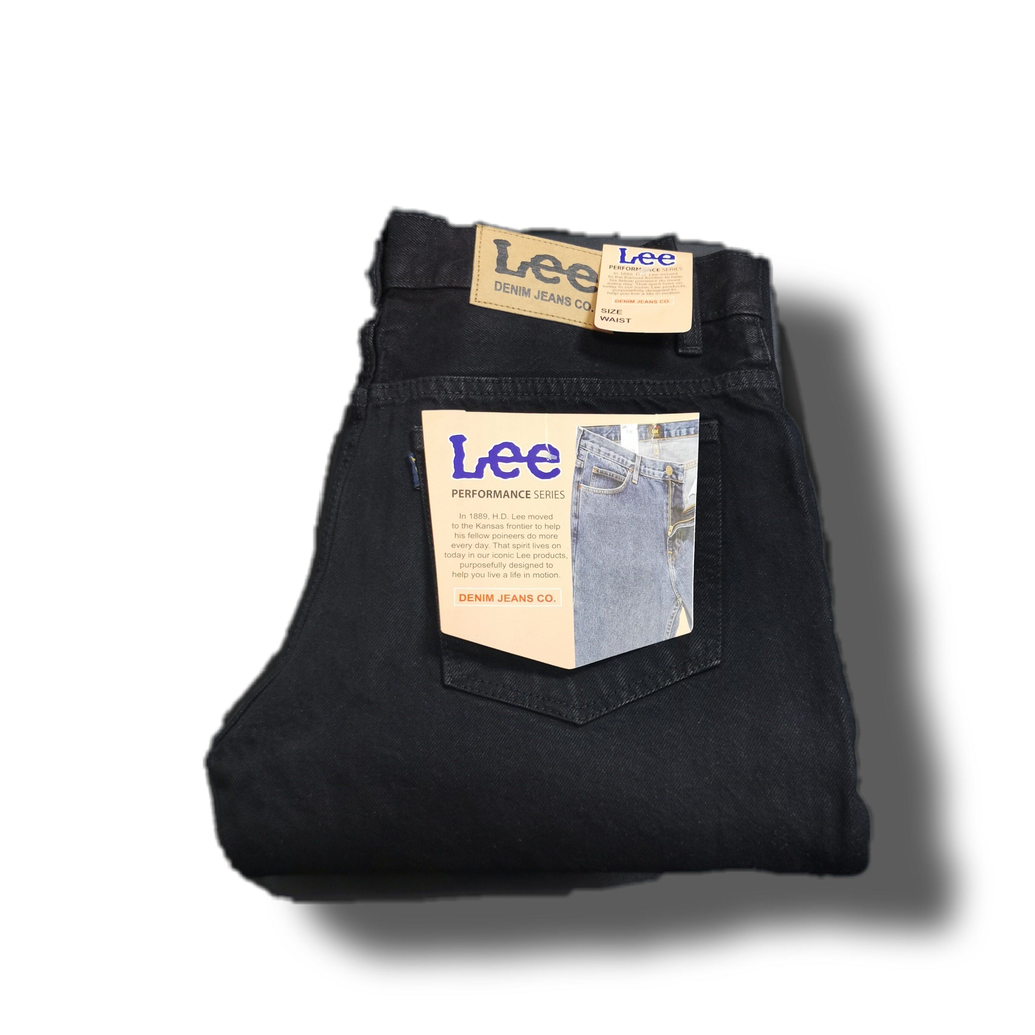 OVERSIZE UP TO SIZE 46 !!!] Lee Men's Relaxed Fit Straight Leg Jeans In  Black Size 30 – 46 [Msia Stock] | Lazada