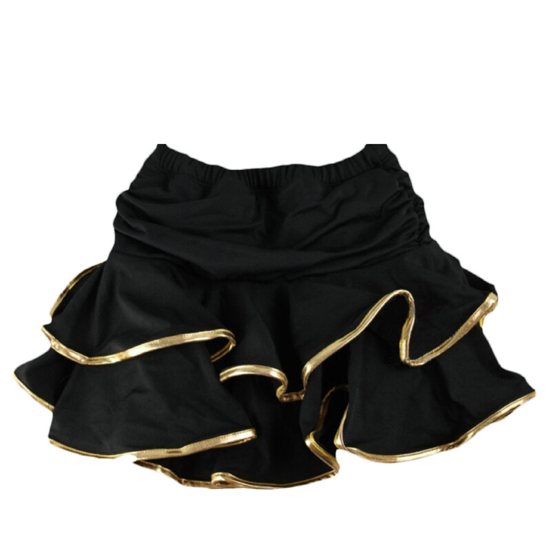 Flouncing skirt Latin skirt Falbala Samba Chacha Girls Dance skirt Safety pants