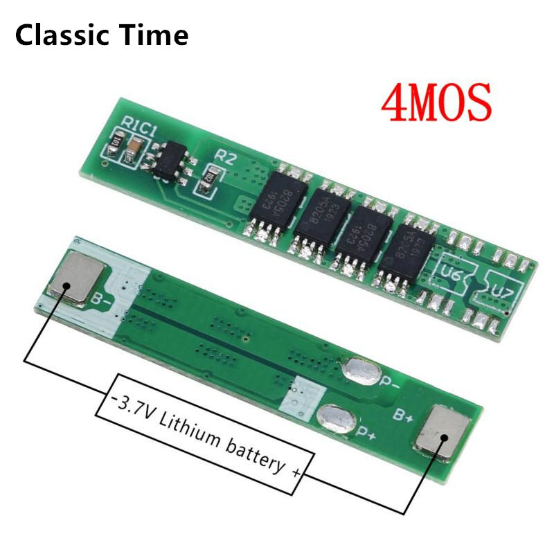 1S 7.5A 10A 15A 3.7V Li-ion 3 4 6MOS BMS PCM Battery Protection Board PCM for 18650 Lithium Lion Battery