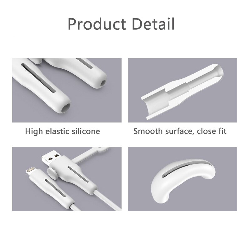PD 18W 20W Cho Iphone Bộ Bảo Vệ Sạc Chính Hãng Hộp Sắp Xếp Cáp Hộp Đựng Dây Buộc