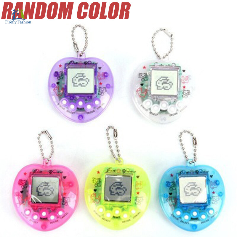 Electronic Pet Game Machine Electronic Pets Virtual Pets Keychain Handheld Game Machine For Boys Girls Adults Firefly Fashion