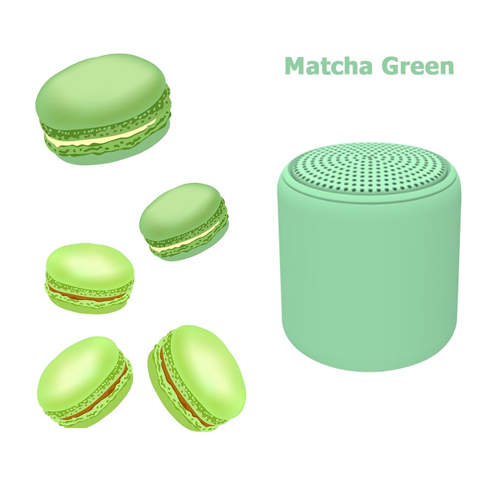 {hot} TWS Bluetooth  Compatible Speaker Multi  Color Wireless Subwoofer Small Speaker Macaron Mini Loudspeaker With Lanyard Rope