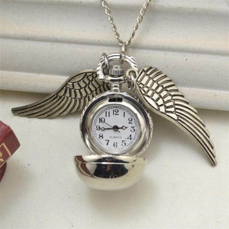 Hot Sellers Elegant Snitch Quartz Fob Pocket Watch Pendant Necklace Chain for Men Women Malaysia