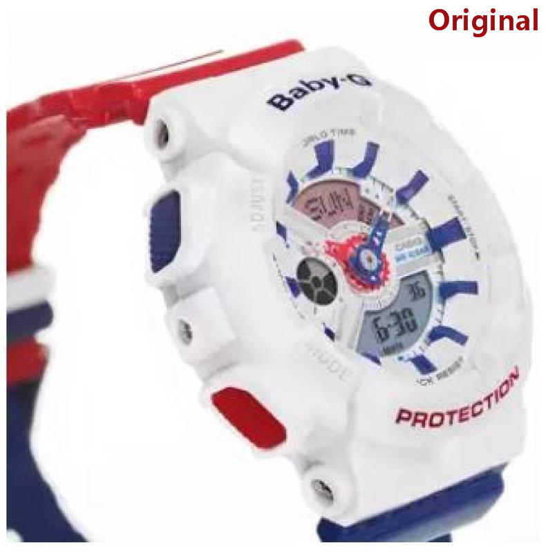 Official Warranty Casio Baby G Bga 160 4b Standard Digital Analog Women S Resin Watch Black Red