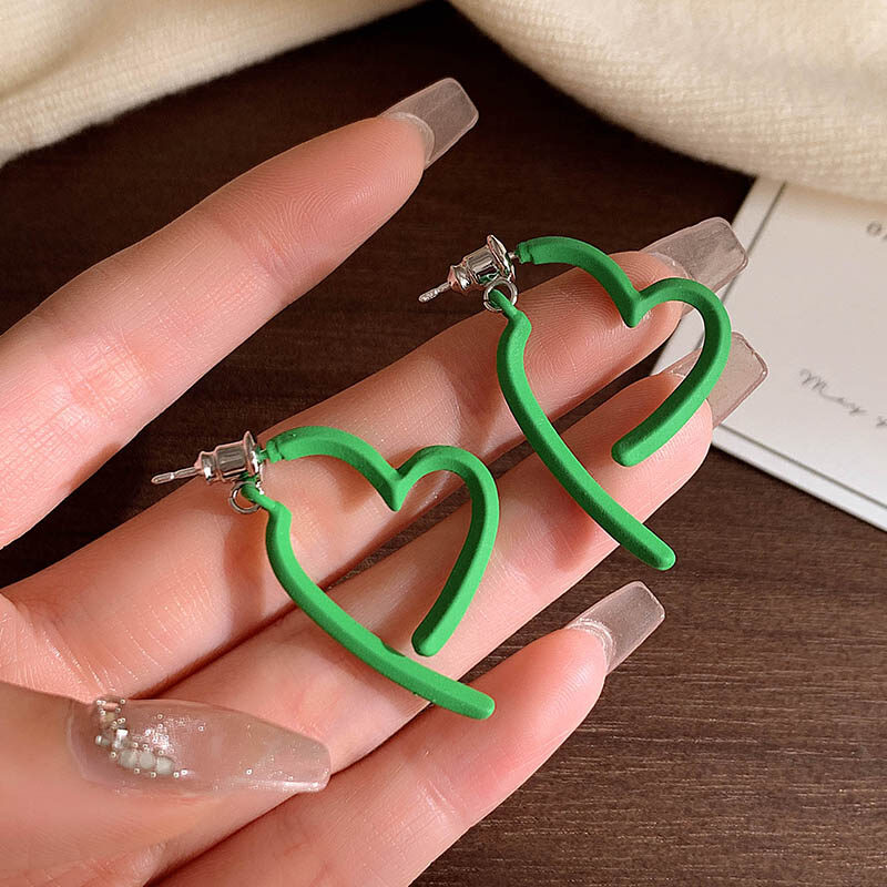 Love Earrings for Women Korean Style Drop Earrings Light Luxury Ladies Earrings Fashion Jewellery