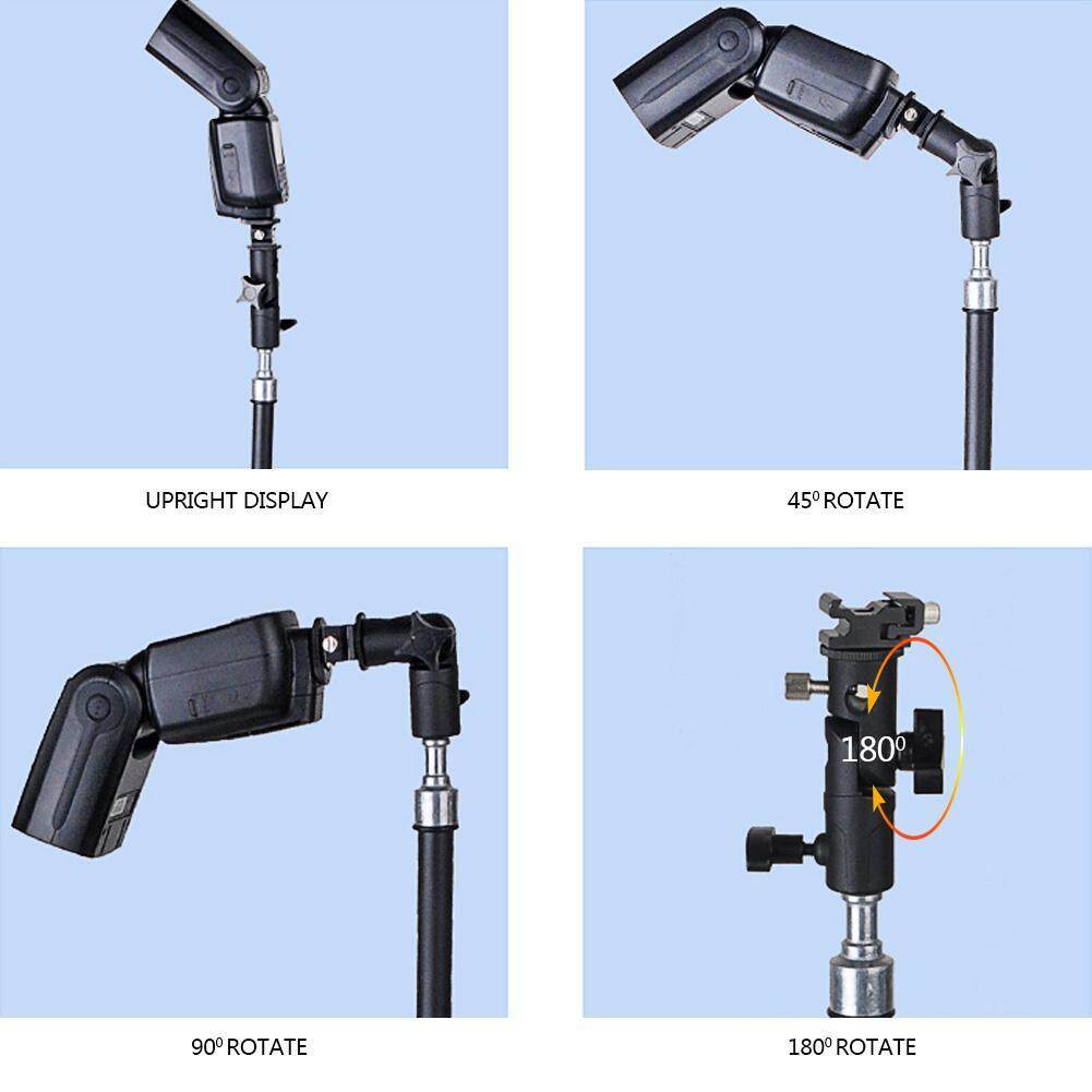 Aluminum Alloy E Type Flash Stand Bracket Hot Shoe Mount Adapter Umbrella Holder Flash Mount, Camera Flash Bracket, Flash Hot Shoe, Flash Bracket, Fla