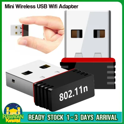 【Local Delivery】USB Nano Mini Wireless Wifi Adapter Dongle Receiver Network LAN Card PC 150Mbps/600Mbps USB 2.0 Wireless Network Card