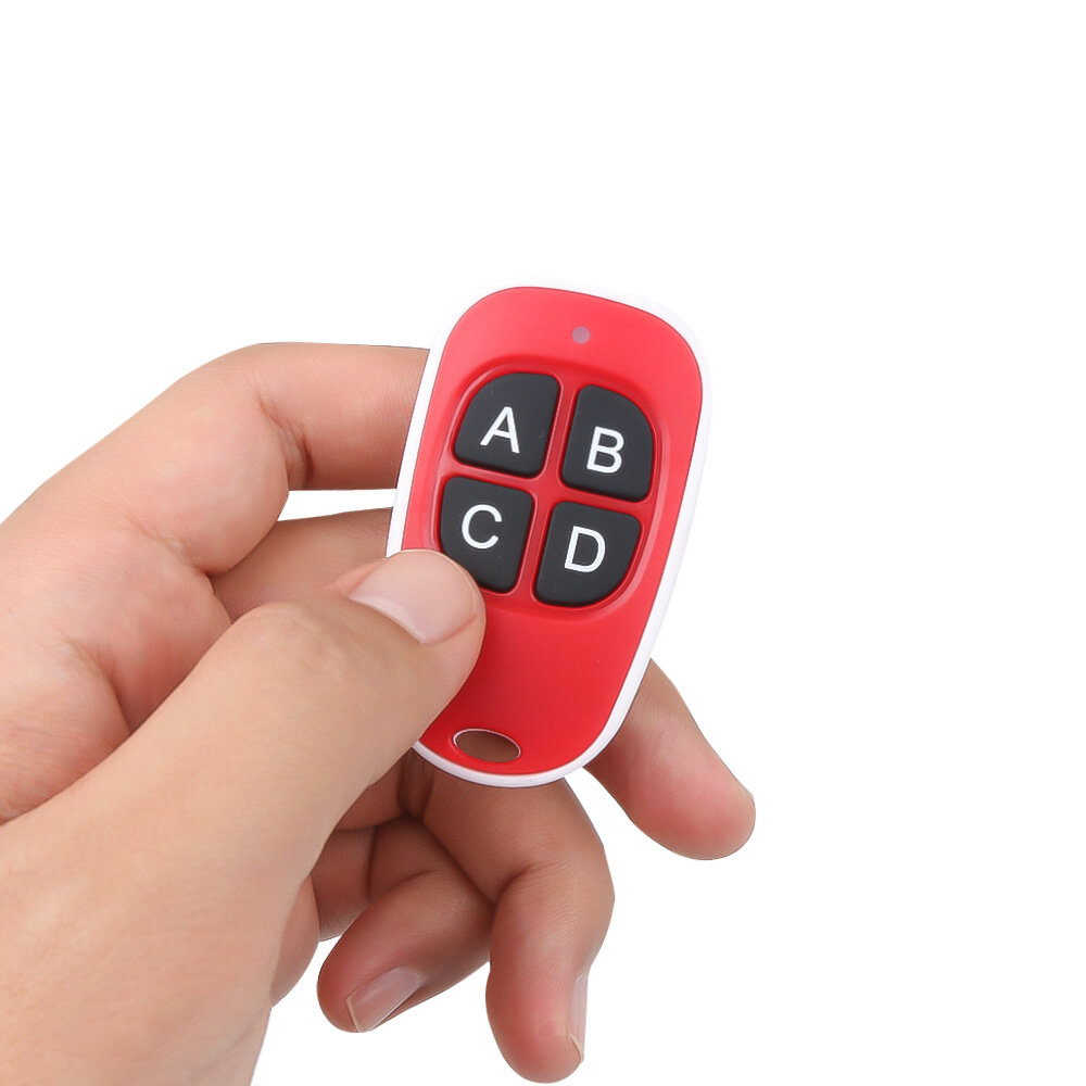 Kebidumei Điều Khiển Từ Xa Không Dây RF 433Mhz 315Mhz Sao Chép Mã Từ Xa Cổng Nhân Bản Điện 4 Kênh Móc Khóa Ô Tô Cửa Nhà Để Xe