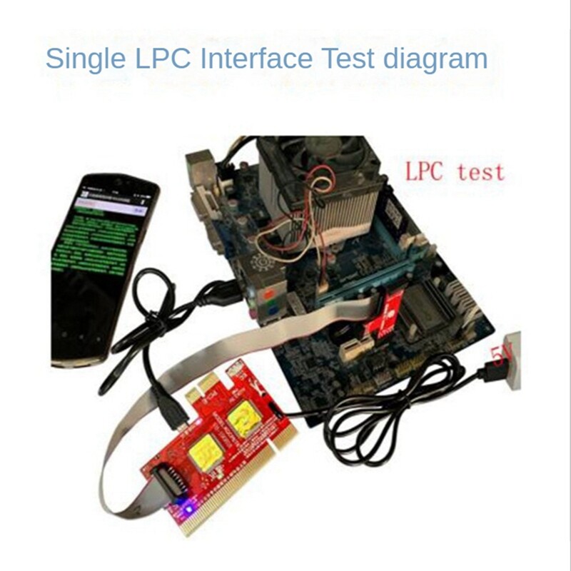 V8 Multifunction Laptop and Desktop PC Card Universal Post Diagnostic Test Card Debug Multifunction Test Card Support PCI,PCI-E,LPC,Mini,MSATA