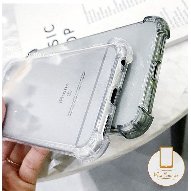 Compatible for iPhone 11 6 6s 7 8 plus 12 Pro Max 12Mini Transparent Clear Shockproof Soft TPU Back Cover Case