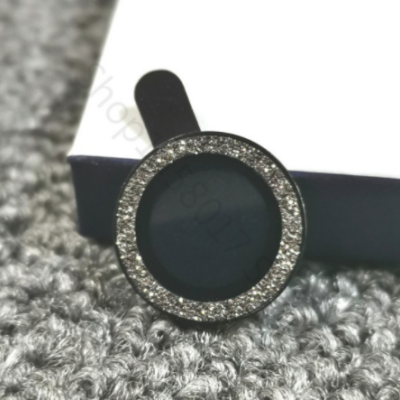 Kingzalin Bling Diamond Glitter Camera Lens Protector For iPhone 15 Pro Max 14 Plus 13 12 mini 11 Pro Max Metal Ring Lens With Tempered Glass Film For iPhone 14 Pro Max Protective Cap