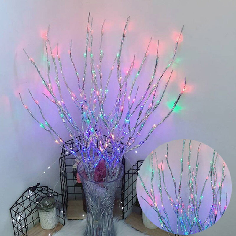 【Hình ảnh hiệu ứng là 7 nhánh đèn】Cành Cây Ánh Sáng Cây Mô Phỏng Cành Cây Đèn LED Phòng Ngủ Phòng Bố Trí Đèn Ban Đêm Đèn Dây Trang Trí