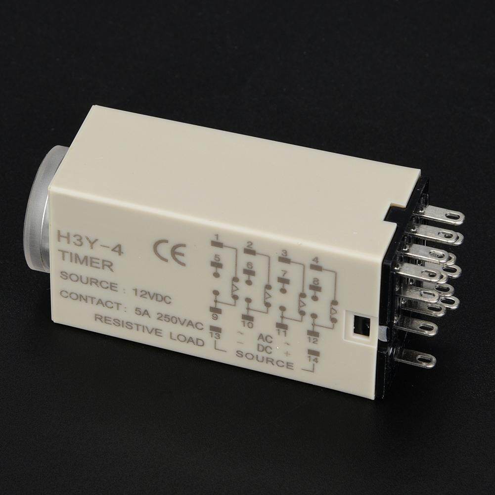H3Y-4 Time Relay Pointer Control Power on Delay Timer 14-Pin 12VDC