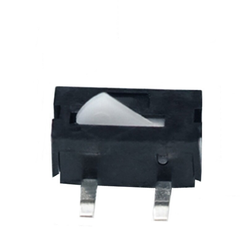10pcs/lot black small/micro switch camera switch reset detection stroke limit miniature 2-foot straight foot mini Mouse switch