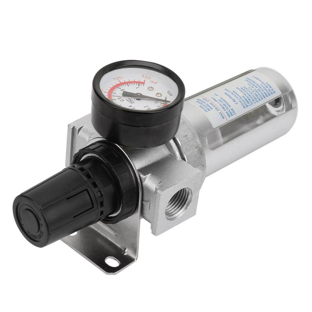 BSP 1/2  Air Compressor Moisture Water Trap Filter Regulator with Mount Connection