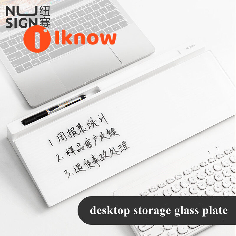 I know nusign Desktop office glass whiteboard， Quartet Glass Desktop Computer Pad, Whiteboard, Dry Erase Surface, White Surface