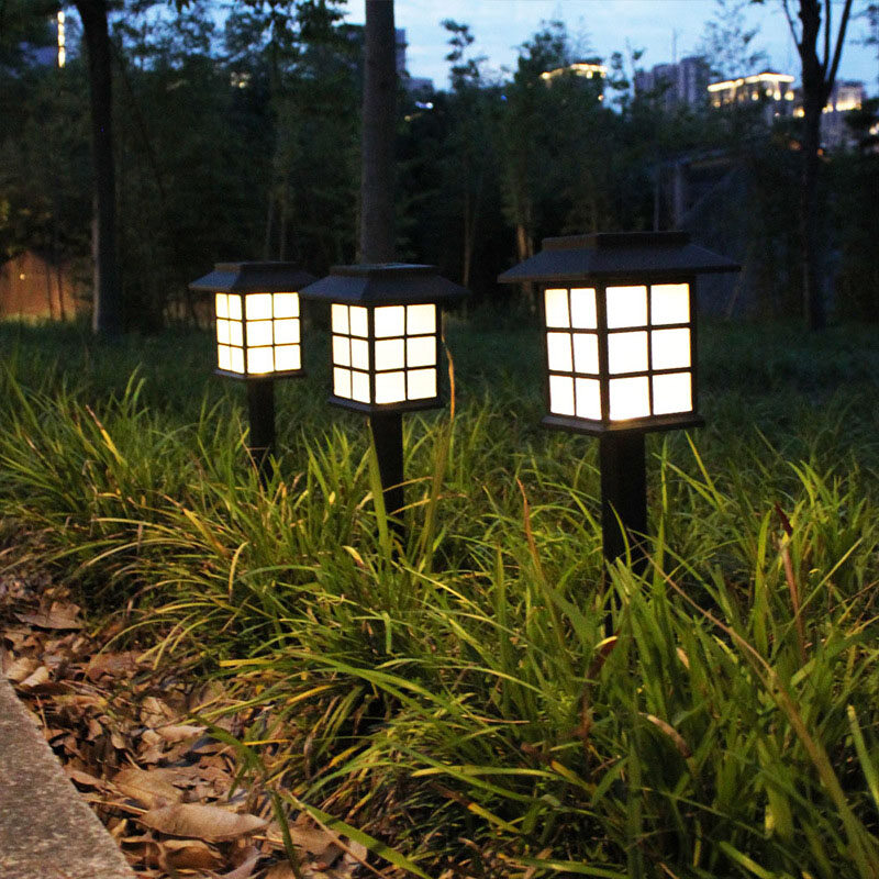 YONUO Đèn Led  Đèn Năng Lượng Mặt Trời Hình Cột Trụ Cảm Ứng Điều Khiển Ánh Sáng, Cắm Ngoài Trời Chống Nước, Trang Trí Sân Vườn Đèn Sử Dụng Kép-INTL