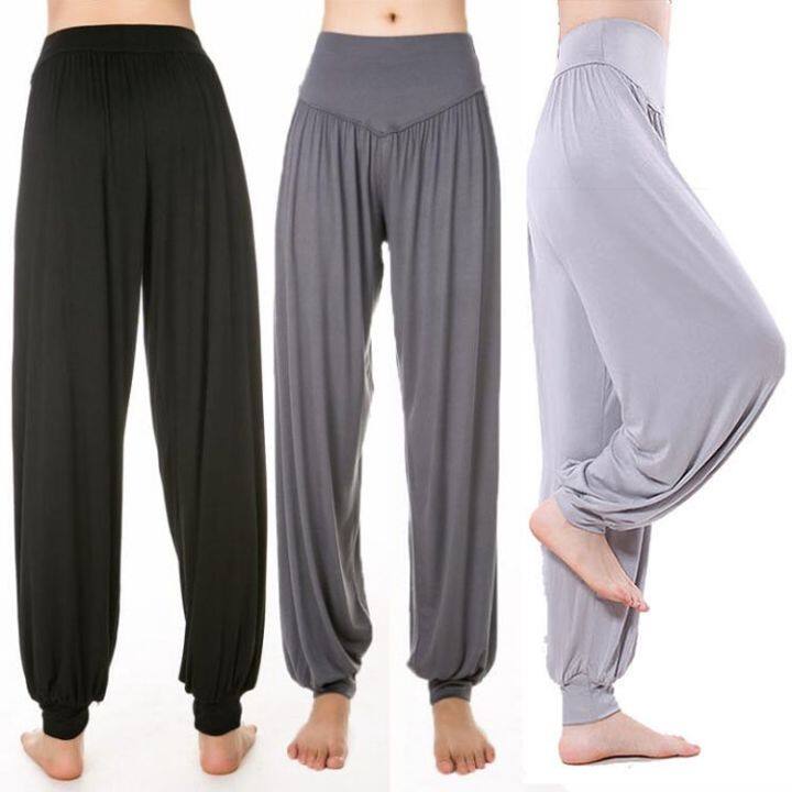 Quần Tập Yoga Cho Nữ Quần ống Rộng Mặc Thường Ngay Tập Thể Dục Buổi Sang Thai Cực Quyền Lazada Vn