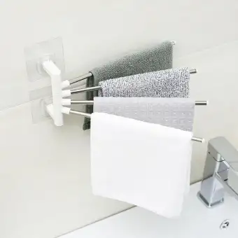 Stainless Steel Kitchen Rag Holder Wall Hanging Bathroom Toilet