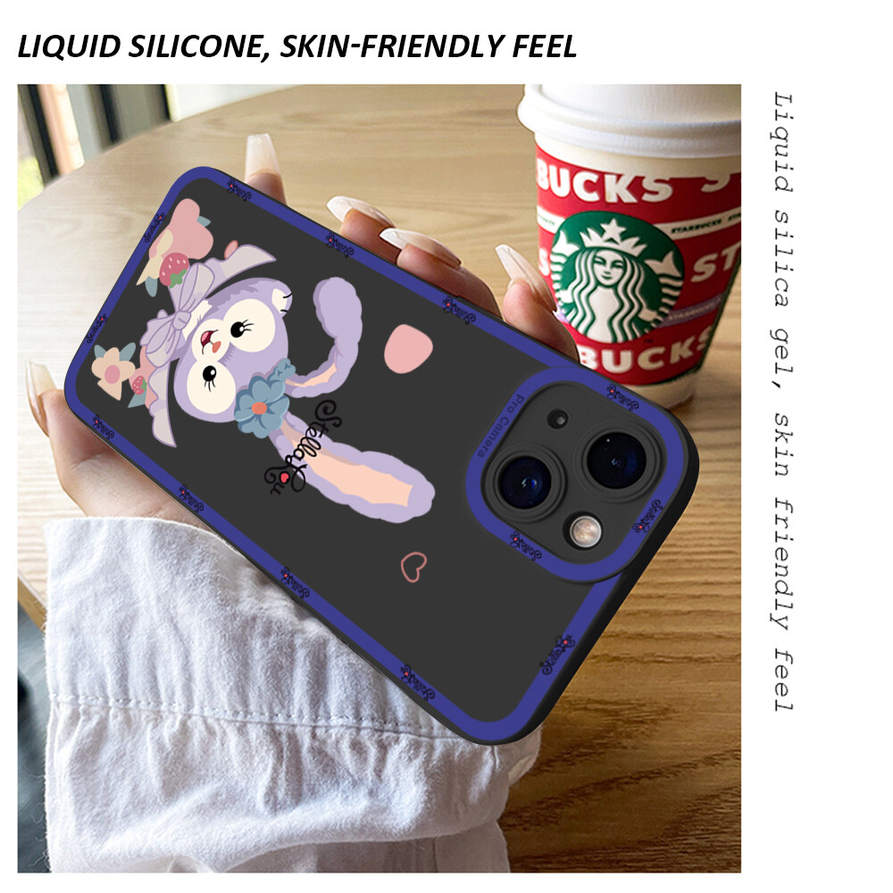 Hontinga Casing Case For Samsung Galaxy Note 8 Note 9 Case Cartoon Duffy Soft Silicone Full Cover Camera Protection Shockproof Rubber Cases Back Cover Phone Casing Softcase For Girls
