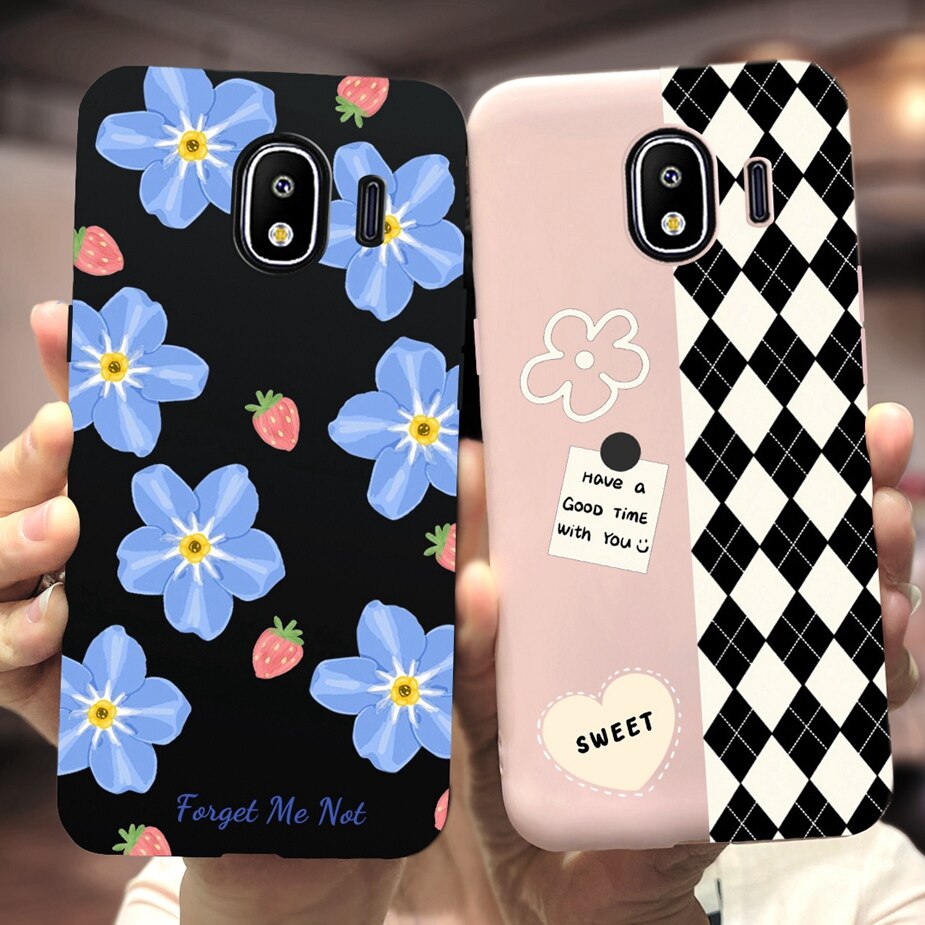 For samsung galaxy j4 2018 case sm-j400f unique art painted cover soft tpu casing for samsung j4 j400f case 5.5''
