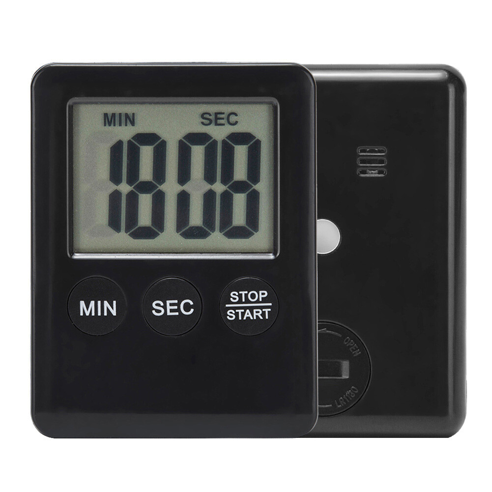 Super Thin LCD Digital Screen Kitchen Timer Cooking Countdown Alarm Clock