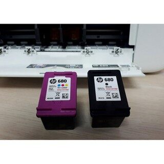 Combo 2 hộp mực in HP 1115 ( mã mực 680 hộp đen và hộp màu )